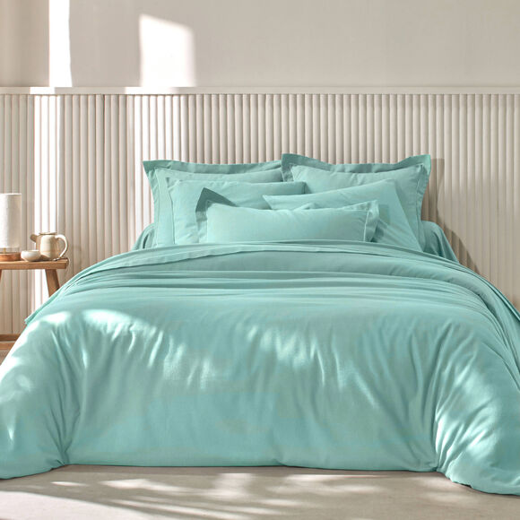 Linge de lit uni flanelle (lagon) Linge de lit uni flanelle (lagon)